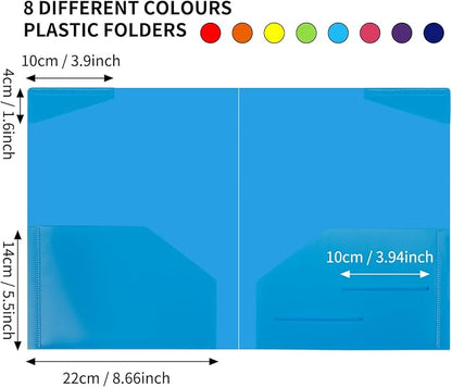 EOOUT 32pcs Plastic Folders - Image 3