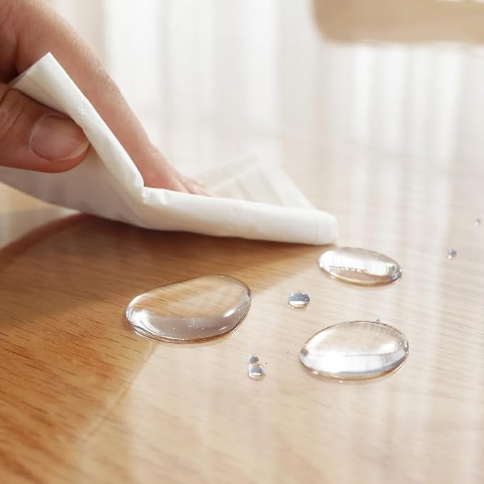 LovePads Clear Table Cover Protector, 36 x 54 Inch 2mm Thick Plastic Table Cover - Image 7