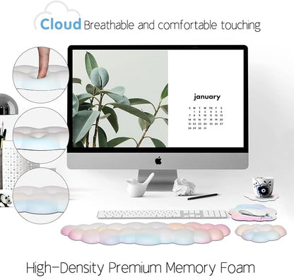 Cloud Wrist Rest Keyboard Palm Rest - Image 6