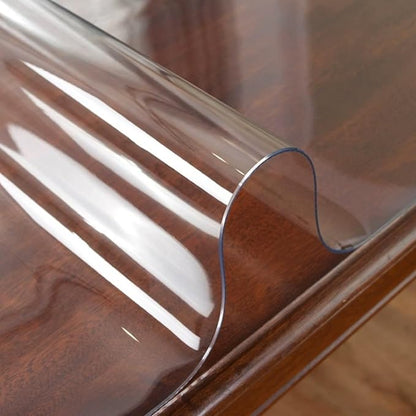 OstepDecor Clear Table Cover Protector 28 x 72 Inch, 1.5mm Thick Plastic Table - Image 5