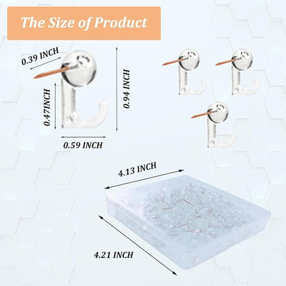 Push Pin Hooks, Decorative Push Pin Hooks - Image 2