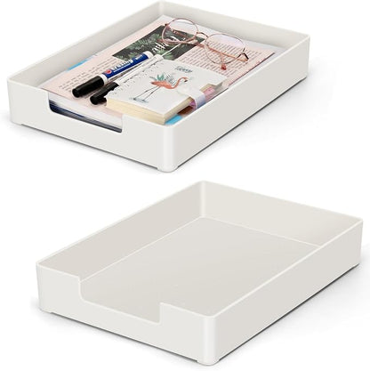 Letter Tray Letter Organize, Stackable Desk Drawer Organizer by Carperipher