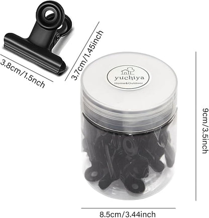 Bulldog Black Metal Binder Clips - Image 6