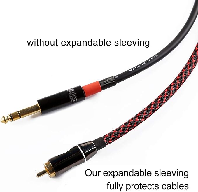 100ft - 3/4 inch PET Expandable Braided Sleeving – BlackRed – Alex Tech Braided - Image 2