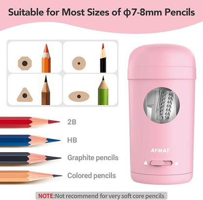 AFMAT Electric Pencil Sharpener, Fully Automatic Pencil Sharpener - Image 3
