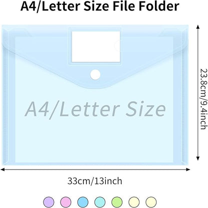EOOUT 30pcs Plastic Envelopes, Plastic File Folders - Image 2