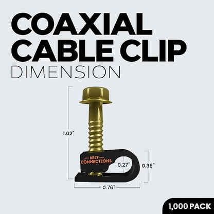 BEST CONNECTIONS Coaxial Cable Clips - Image 3