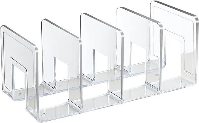 SAYEEC Acrylic File Sorter, Sturdy Desktop Files Organizer Files Folder Holder by SAYEEC