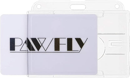 Pawfly 10 Pack Horizontal 2-Card Badge Holder by Pawfly