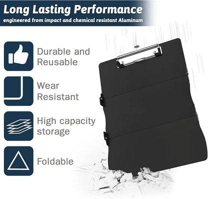 Trustnice Nursing Clipboard Foldable DIY Edition Medical Cheat Sheets Aluminum - Image 5