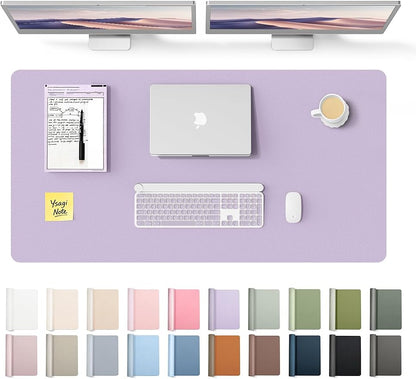 YSAGi Leather Desk Protector, Office Mat, Large Mouse Mat, Non-Slip PU Leather by YSAGi