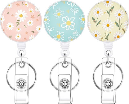 BESARME 3 Pack Retractable Badge Reels by BESARME