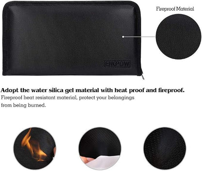 ENGPOW Expanding File Folder A5 Size Document Organizer Fireproof Money Bag 13 - Image 6