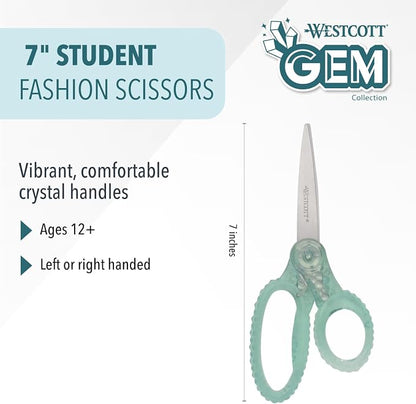 Westcott GEM Crystal-Design Scissors - Image 3