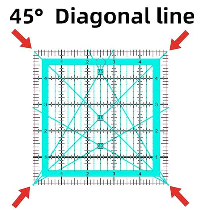 Quilting Rulers, 5 Quilting Square Ruler - Image 3