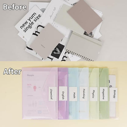 EOOUT 45pcs Plastic Envelopes, Plastic File Folders - Image 5