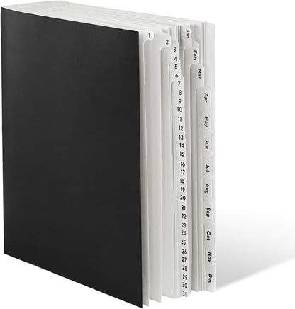 Amazon Basics Expandable Desktop File Sorter, Daily & Monthly Paper Organizer by AmazonBasics