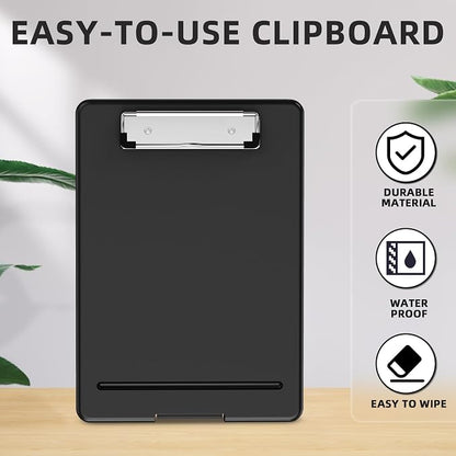 Clipboard with Storage, Plastic Storage Nursing Slim Clipboard with Low Profile - Image 7