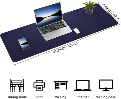 AFIING Leather Desk Pad Protector, Large Desk Mat - Image 3
