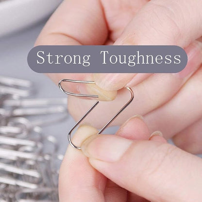 Vinaco Paper Clips Smooth Silver, 100 Pack Paper Clips Large 2Inch, Durable & - Image 3