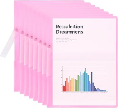 PATIKIL 10 Pack Clear Report Covers by PATIKIL