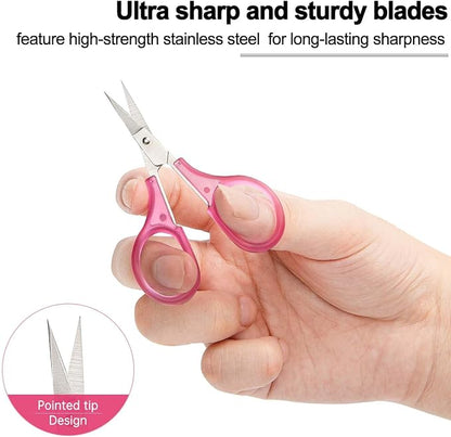 SCAIKTIG Small Craft Scissors, Sharp Scissors all Purpose, Straight Fine Tips - Image 2