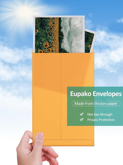 Eupako Catalog Envelopes 6x9 Small Brown Envelopes Self Seal 250 Pack - Image 4