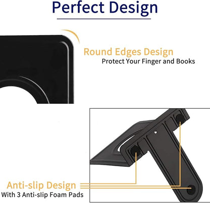 Jekkis 20pcs Book Ends Metal Bookends - Image 4