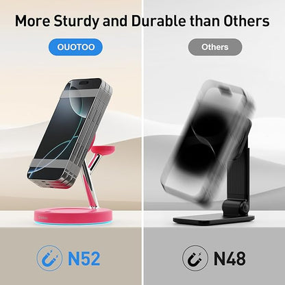 【Adjustable Blue Ambient Light】 Wireless Charger 3 in 1 - Image 6
