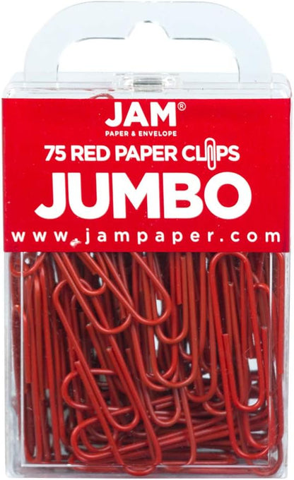 JAM PAPER Colorful Jumbo Paper Clips by JAMPaper
