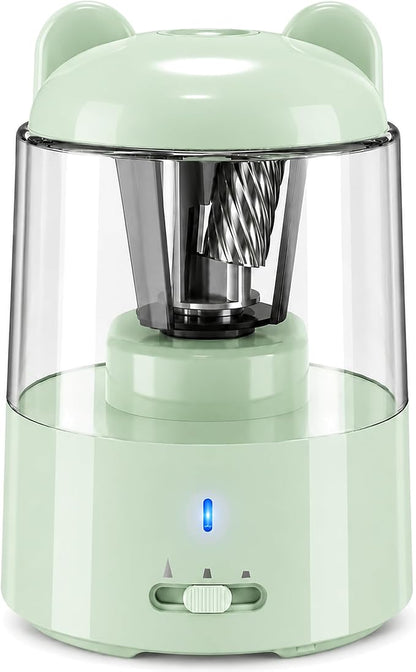 ZMOL Colored Pencil Sharpener, Rechargeable Electric Pencil Sharpener, Auto Stop by ZMOL