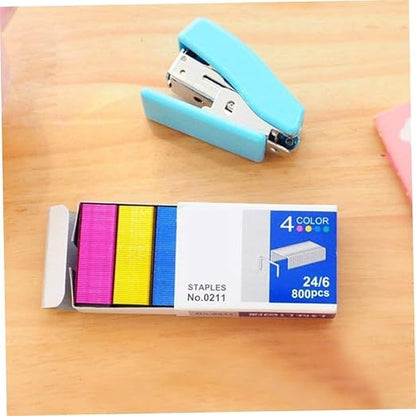 800-Count Mini Colored Staples Refills, 24mm/6mm Steel Staples - Image 6