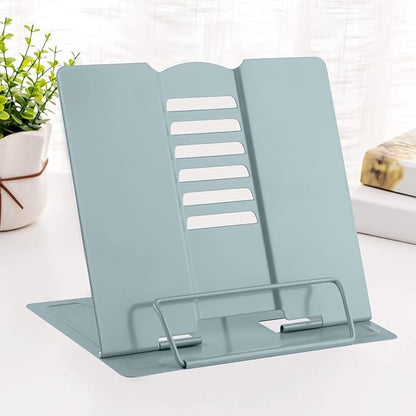 MSDADA Book Stand Metal Reading Rest Book Holder Adjustable Cookbook Documents by ColoryourlifewithMSDADA