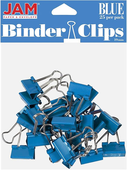 JAM PAPER Colorful Binder Clips by JAMPaper