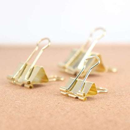 Gold Binder Clips Paper Clamps - Image 4