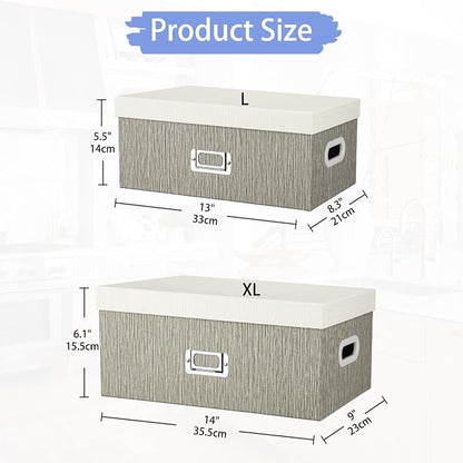Briful Set of 2 Decorative Storage Boxes - Image 2