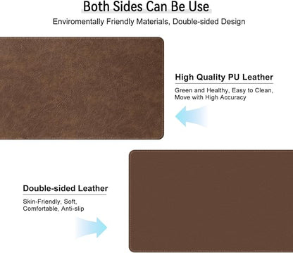 Imitation Crazy Horse Leather Desk Mat - Image 3