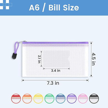 Sooez 24 Pack Mesh Zipper Pouch Bags - Image 2