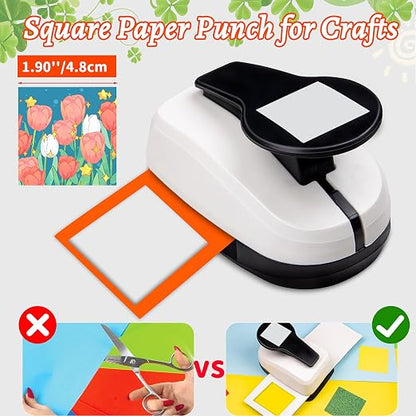 Square Punch 1.9 inch Square Hole Puncher - Image 5