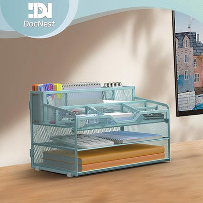 Docnest 3 Tier Mesh Desk Organizer - Image 6