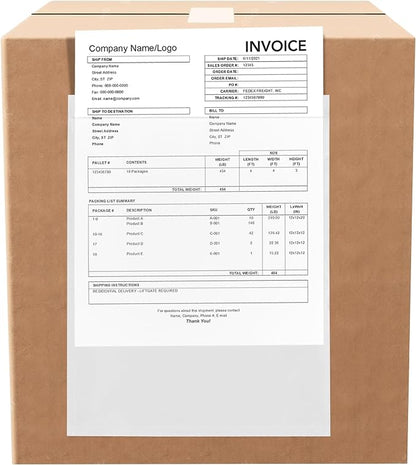 1000 Count 10" x 12" Shipping Label Envelopes, Top Loading by GPI+POLY