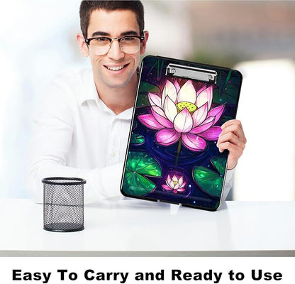 Pink Lotus Flower A4 Clipboard - Image 6