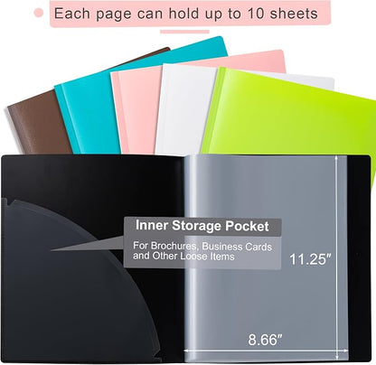 Aegero Presentation Binder 30-Pocket, Displays 60 Pages, 8.5x11 Presentation - Image 3