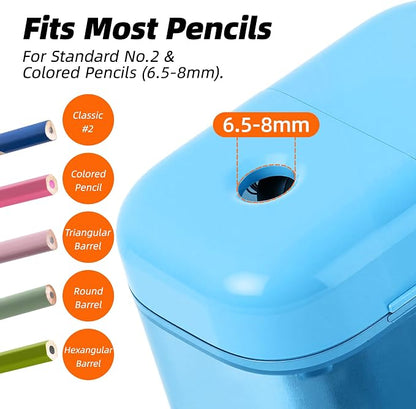 deli Electric Pencil Sharpener, Portable Pencil Sharpener - Image 3