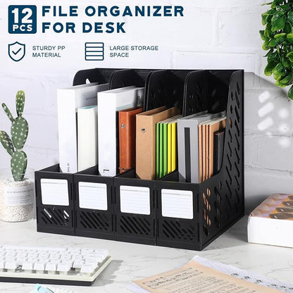 Glenmal 12 Pack Magazine Organizers Binder Organizer - Image 4