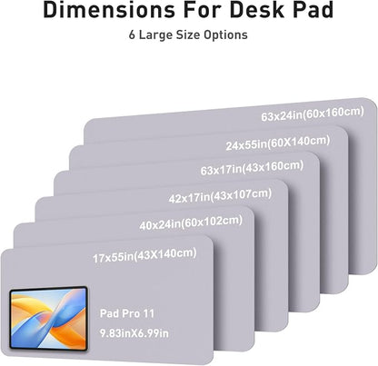 Aothia Faux Leather Desk Mat - Image 5