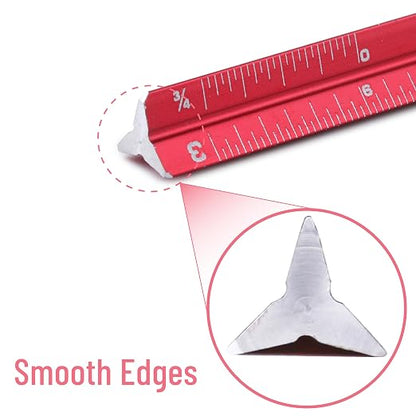 Mr. Pen- 6 Inch Pocket Size Ruler, 2 Pack, Small Architectural Scale | Compact - Image 6