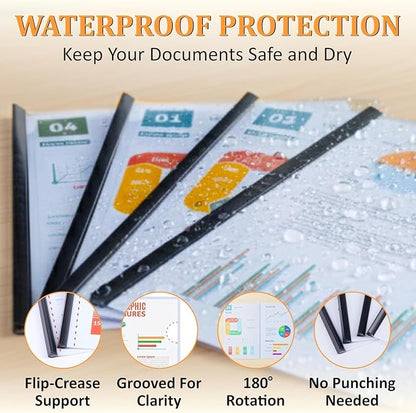 30 Pack Report Covers with Sliding Bar - Image 7