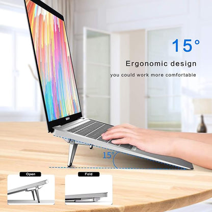Zinc Alloy Portable Laptop Cooling Pad & Riser - Image 3