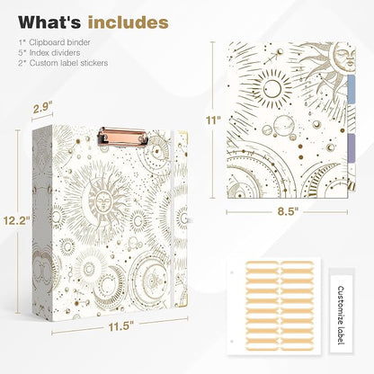 Ospelelf 3 Ring Binder, 2 Inch Letter Size - Image 2